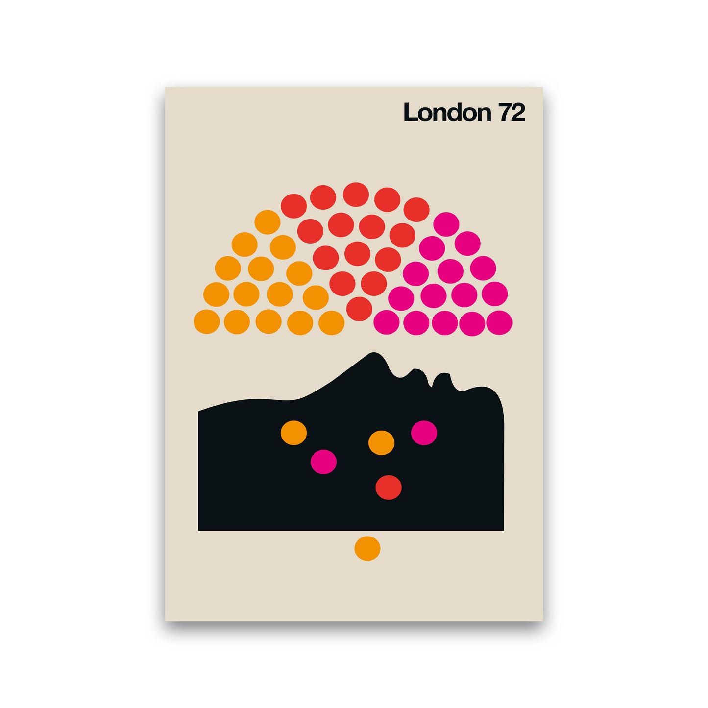 London 72 Art Print by Bo Lundberg Print Only