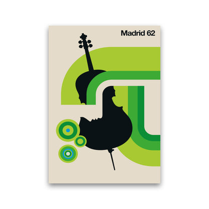 Madrid 62 Art Print by Bo Lundberg Print Only