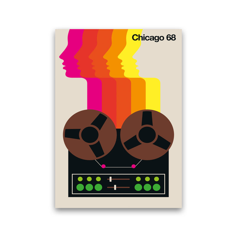 Chicago 68 Art Print by Bo Lundberg Print Only