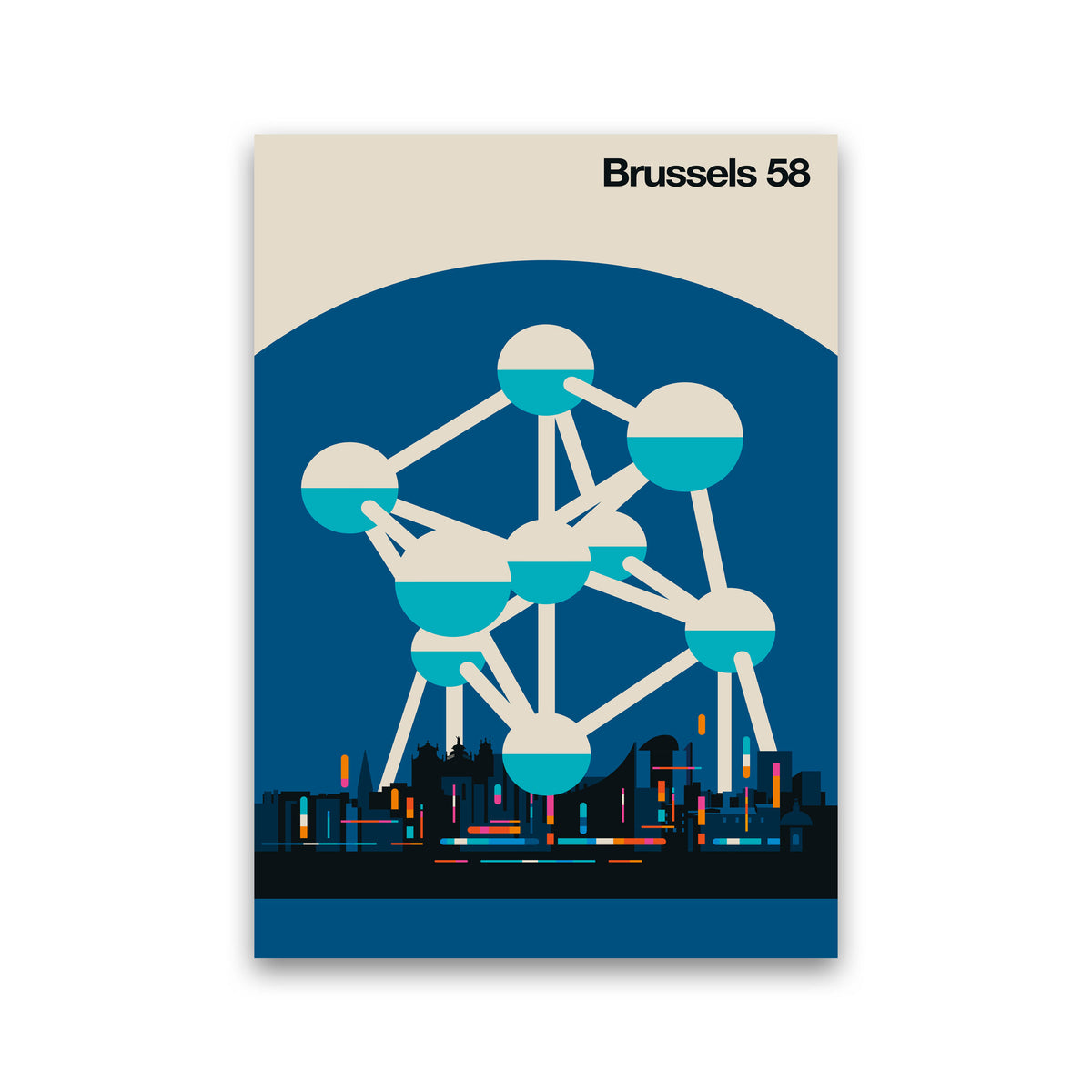 Brussels 58 Art Print by Bo Lundberg Print Only