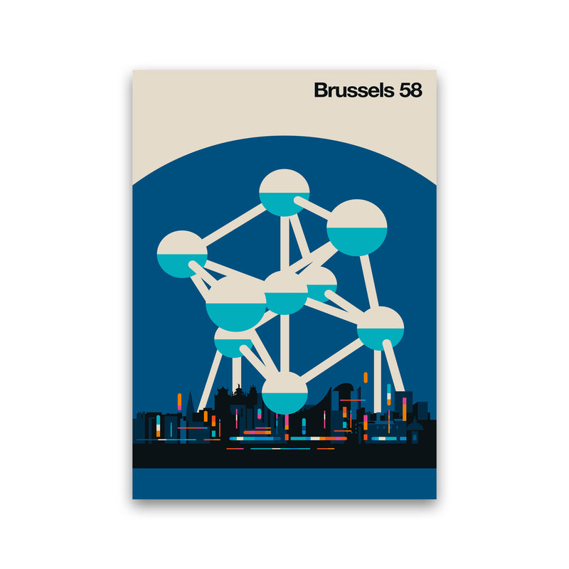 Brussels 58 Art Print by Bo Lundberg Print Only