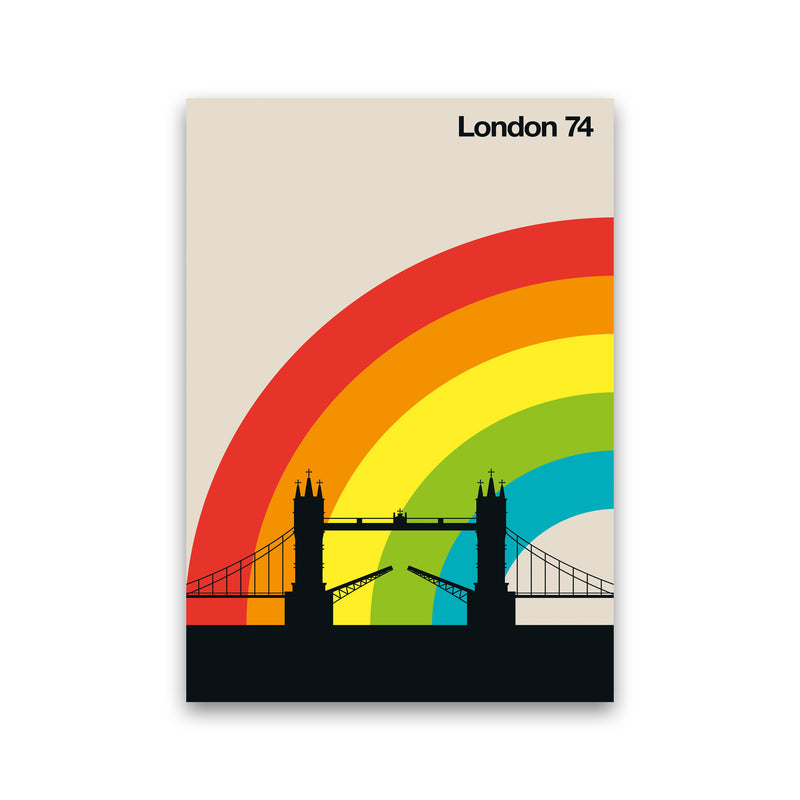 London 74 Art Print by Bo Lundberg Print Only