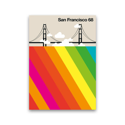 San Francisco 68 Art Print by Bo Lundberg Print Only