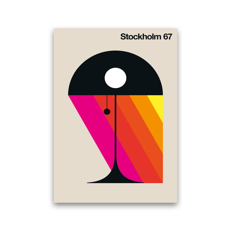 Stockholm 67 Art Print by Bo Lundberg Print Only