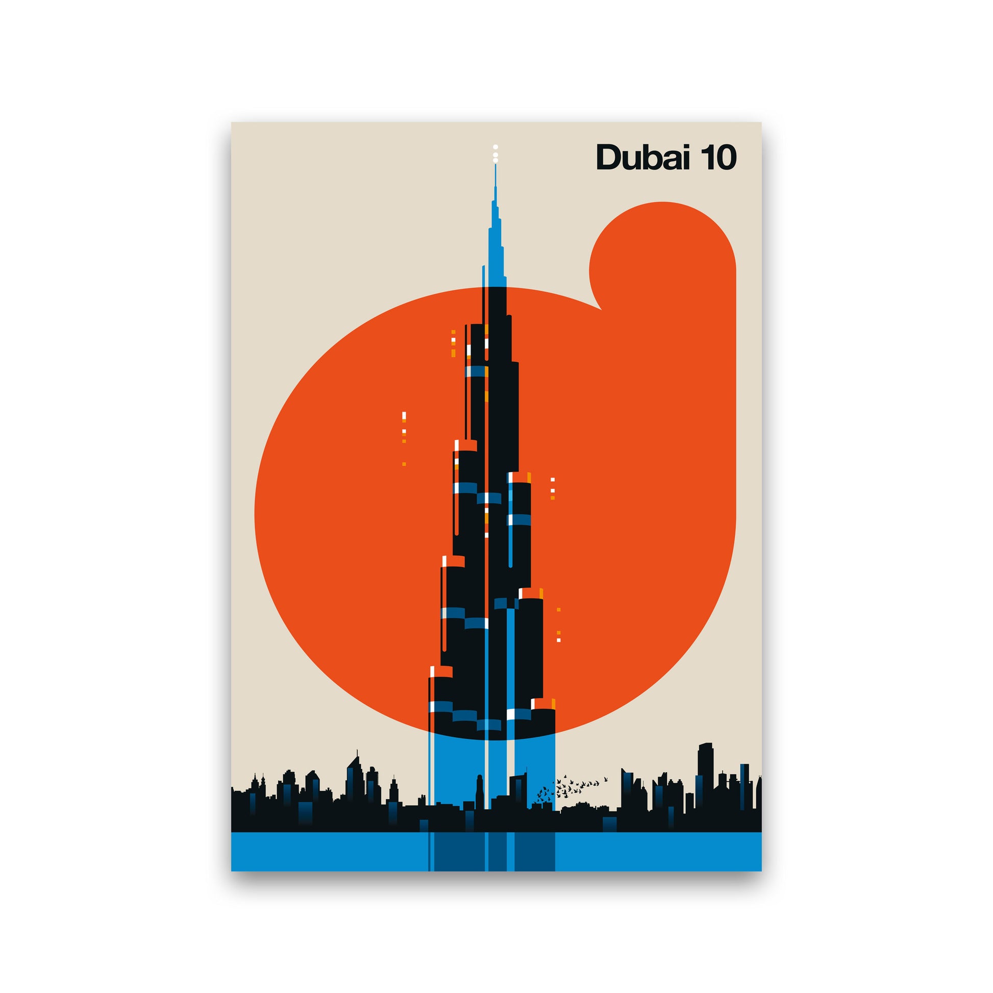 Dubai 10 Art Print by Bo Lundberg Print Only