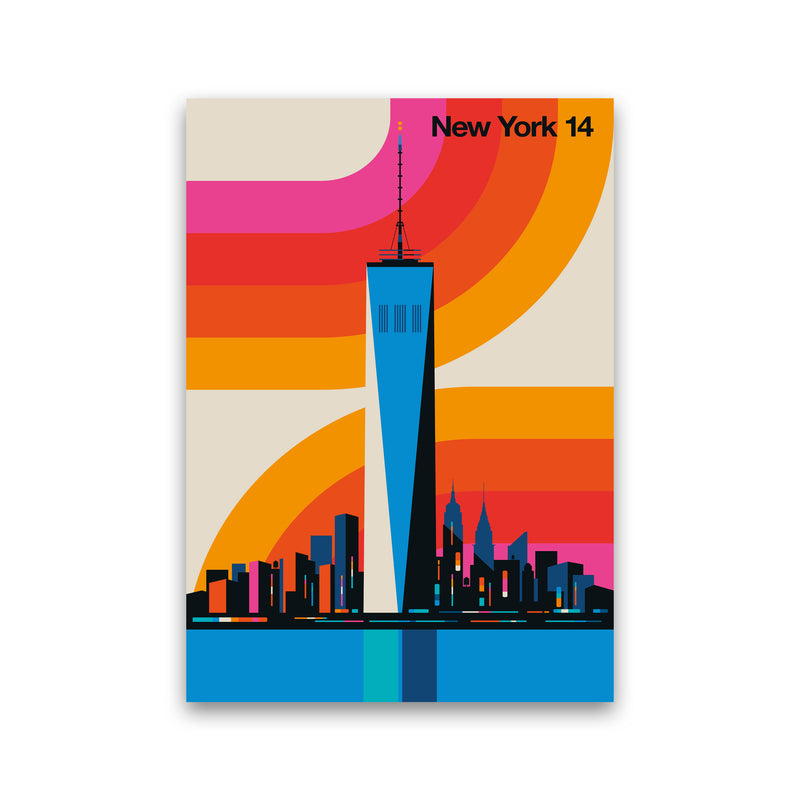 New York 14 Art Print by Bo Lundberg Print Only