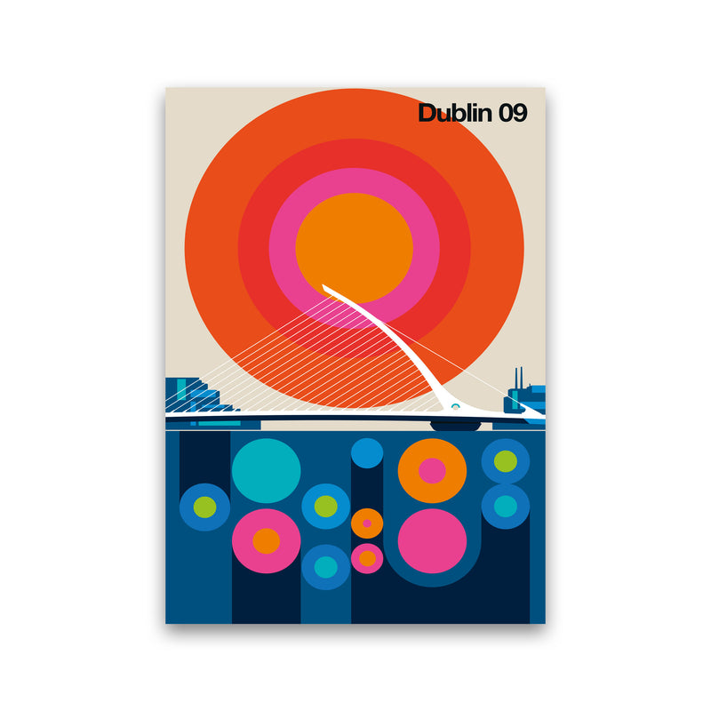 Dublin 09 Art Print by Bo Lundberg Print Only
