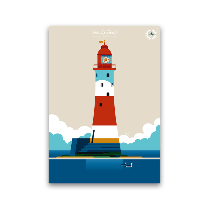 Beachy Head Art Print by Bo Lundberg Print Only