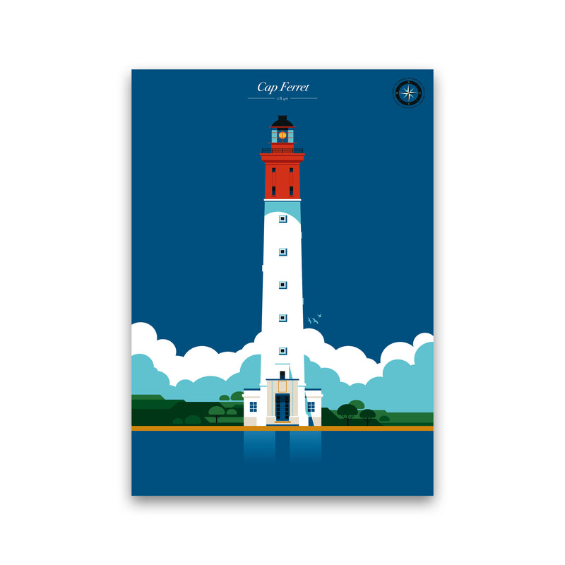 Cap Ferret Art Print by Bo Lundberg Print Only