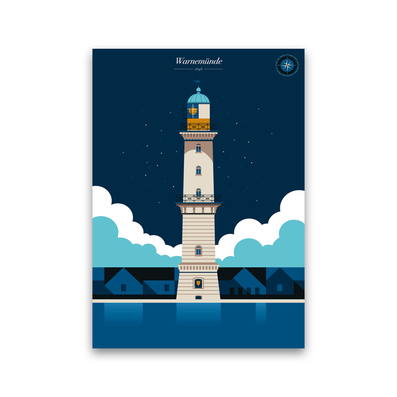 Warnemünde Art Print by Bo Lundberg Print Only