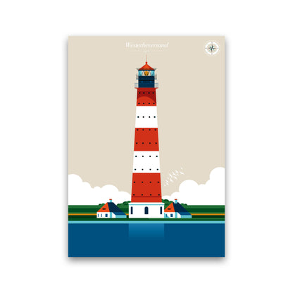 Westerheversand Art Print by Bo Lundberg Print Only
