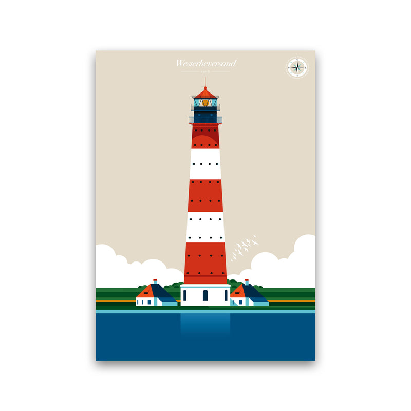 Westerheversand Art Print by Bo Lundberg Print Only