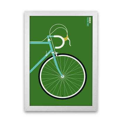 Icons Bianchi Front Art Print by Bo Lundberg White Grain