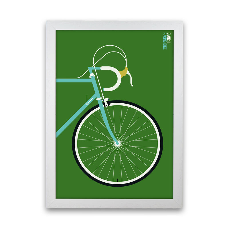 Icons Bianchi Front Art Print by Bo Lundberg White Grain
