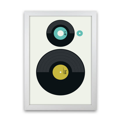 Icons LP vs EP Rev Art Print by Bo Lundberg White Grain