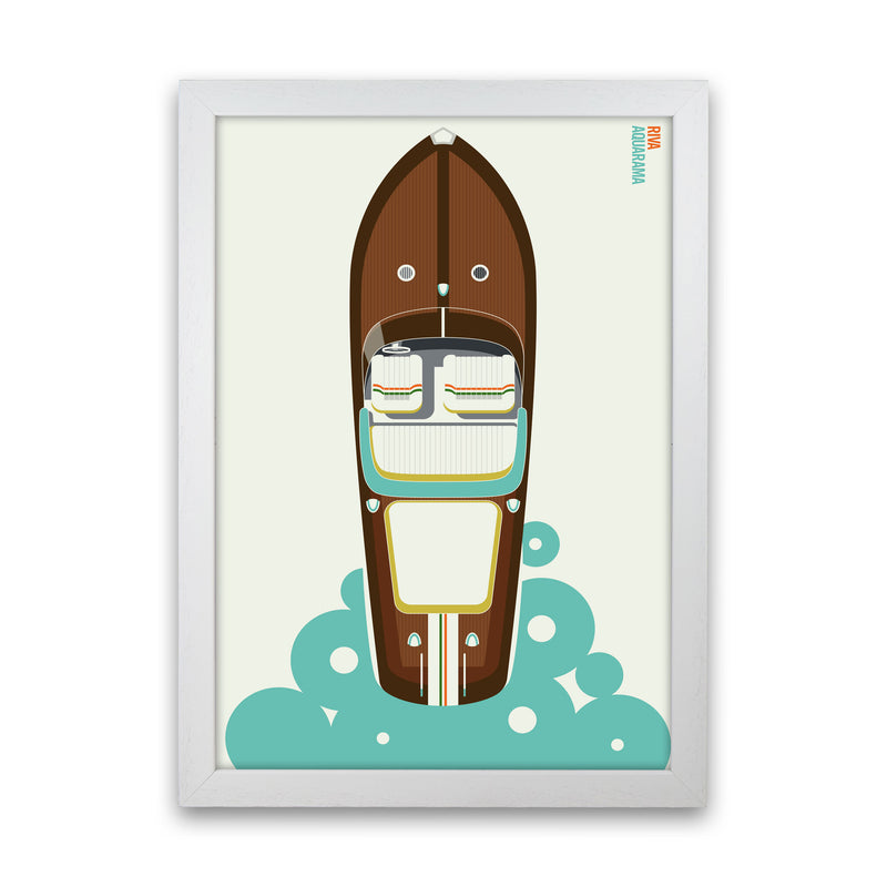 Icons Riva Art Print by Bo Lundberg White Grain