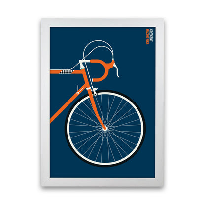 Icons Crescent Front Art Print by Bo Lundberg White Grain