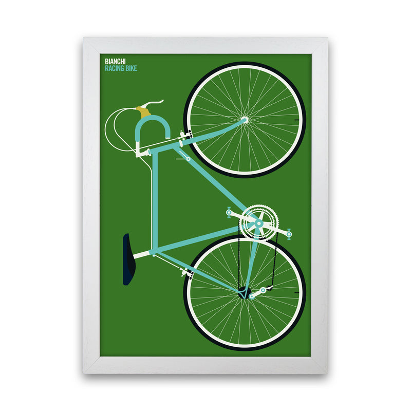 Icons Bianchi Full Art Print by Bo Lundberg White Grain