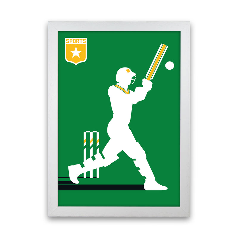 Cricket Art Print by Bo Lundberg White Grain