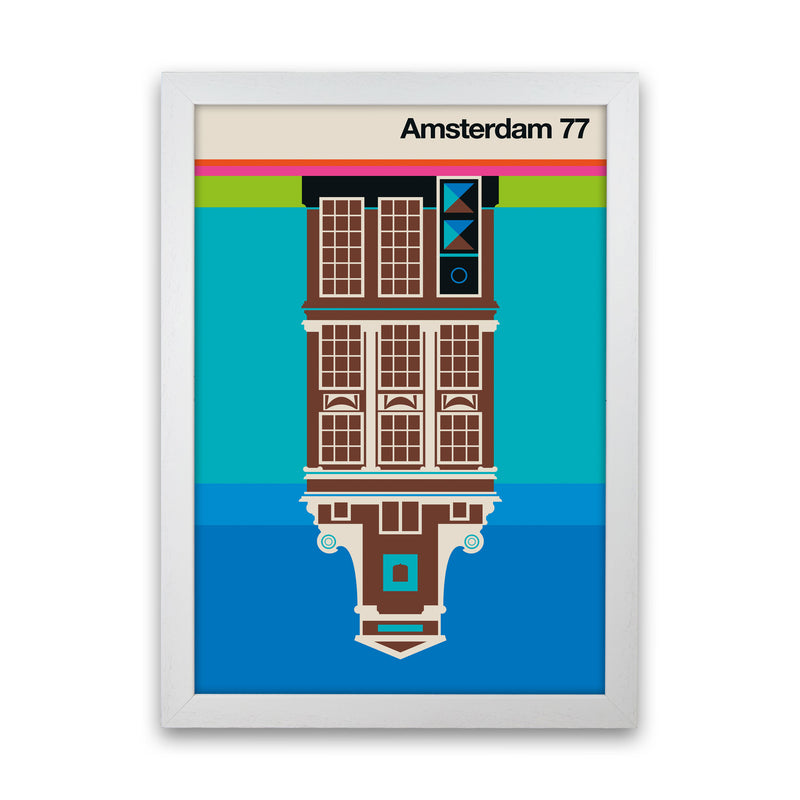 Amsterdam 77 Art Print by Bo Lundberg White Grain