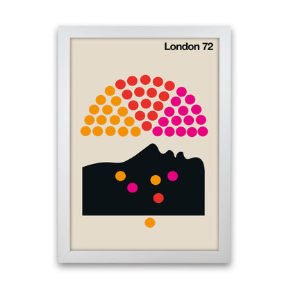 London 72 Art Print by Bo Lundberg White Grain