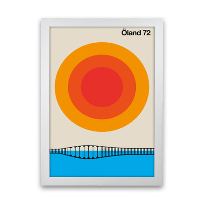 Öland 72 Art Print by Bo Lundberg White Grain