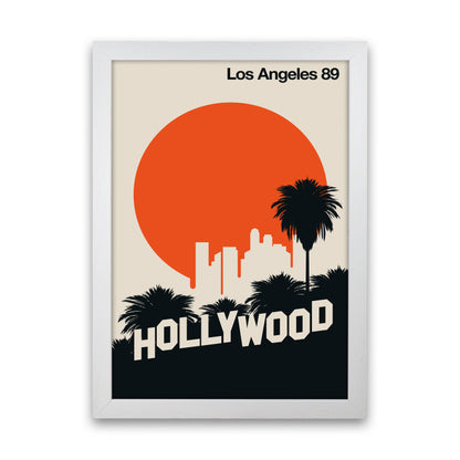 Los Angeles 89 Art Print by Bo Lundberg White Grain