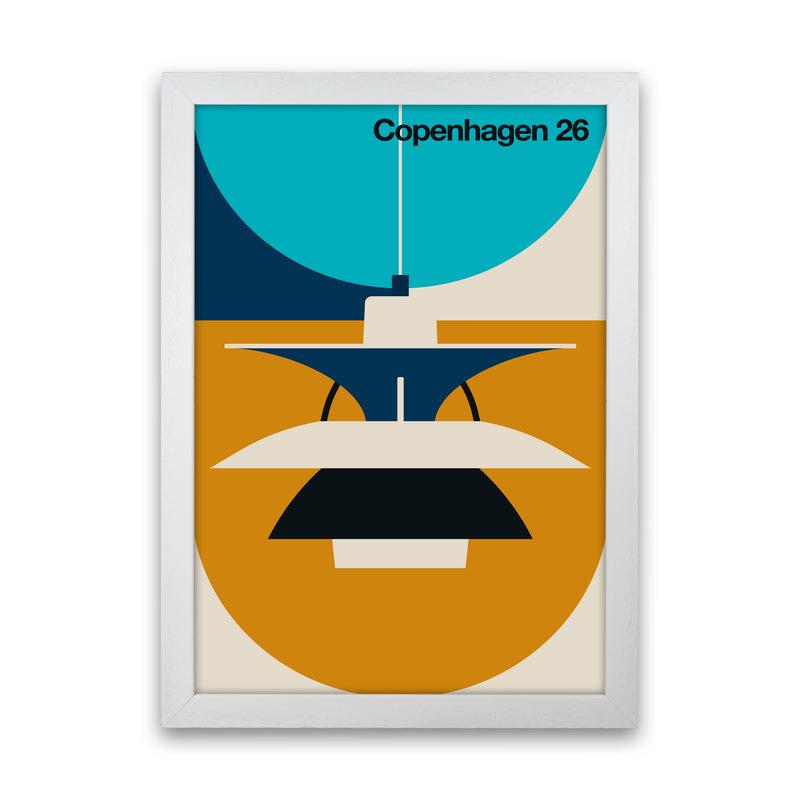 Copenhagen 26 Art Print by Bo Lundberg White Grain