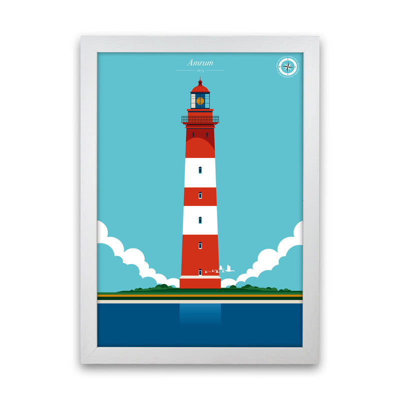 Amrum Art Print by Bo Lundberg White Grain