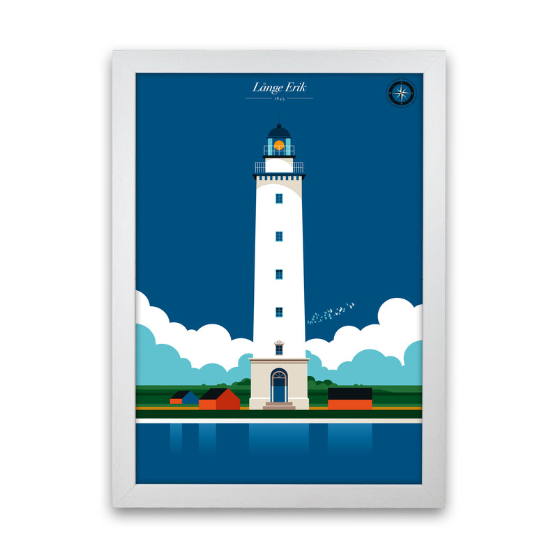 Långe Erik Art Print by Bo Lundberg White Grain