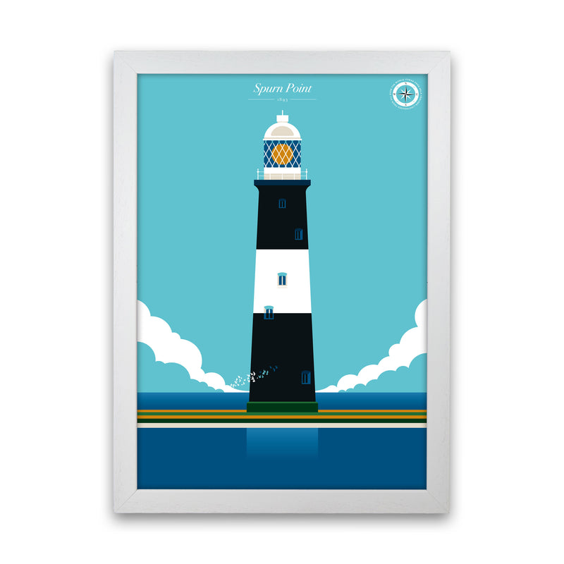 Spurn Point Art Print by Bo Lundberg White Grain