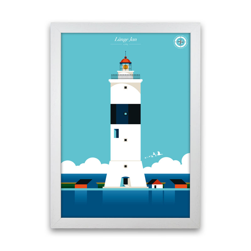 Långe Jan Art Print by Bo Lundberg White Grain