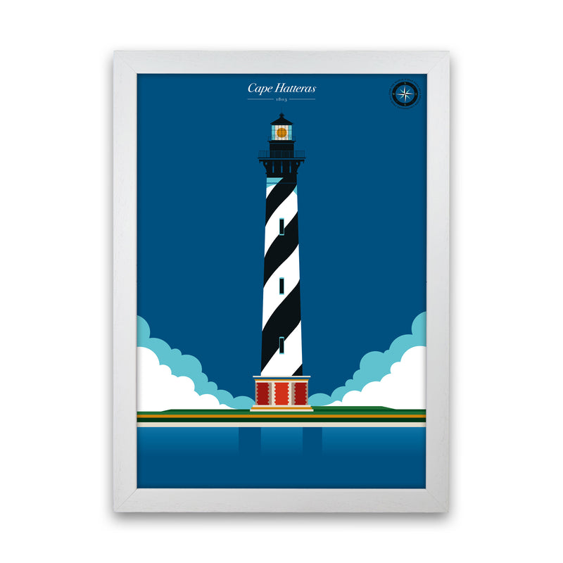 Cape Hatteras Art Print by Bo Lundberg White Grain