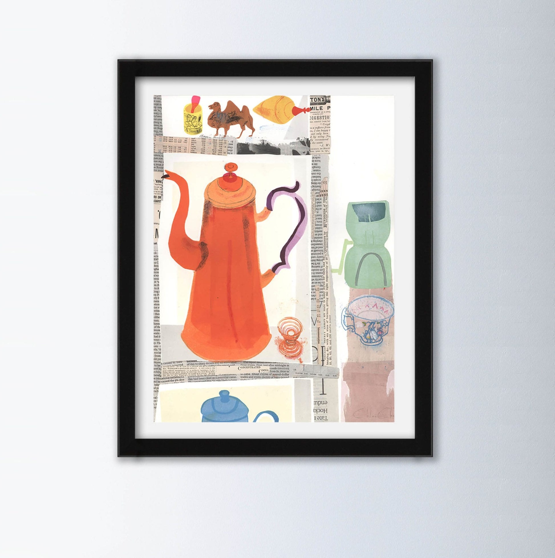 White Shelf Fine Art Print By Chloe Cheese