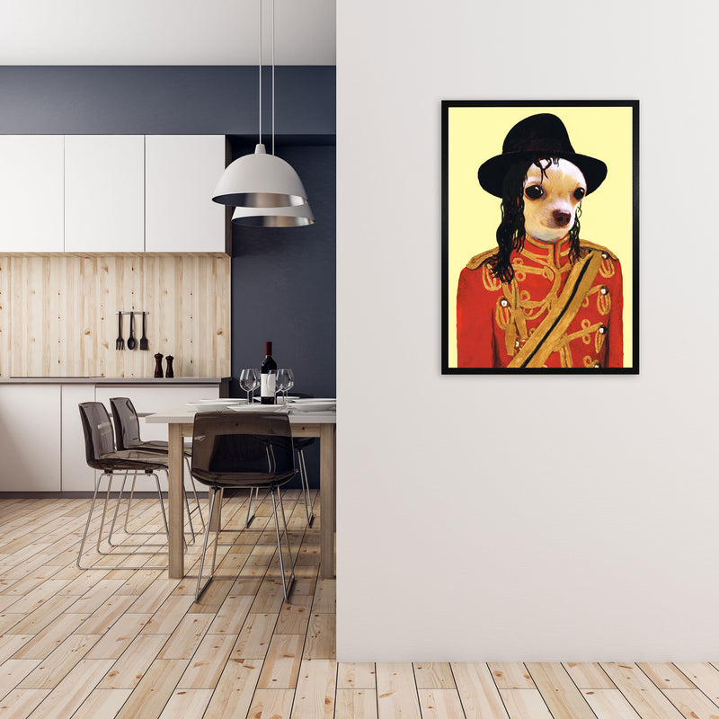 Michael Jackson Art Print by Coco Deparis A1 White Frame