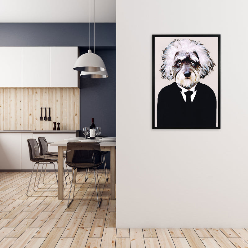 Einstein Art Print by Coco Deparis A1 White Frame