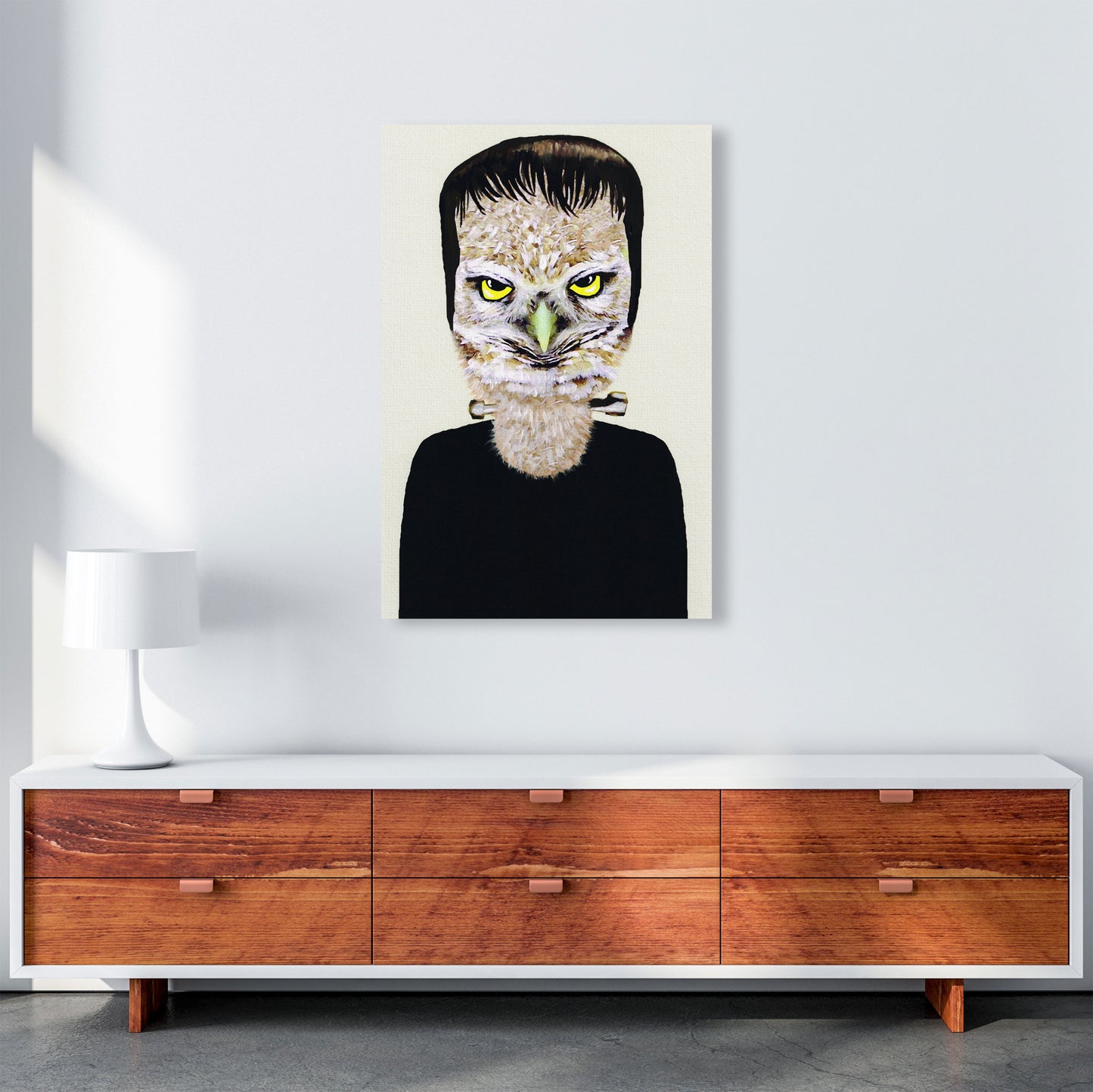 Frankenstein Art Print by Coco Deparis A1 Canvas