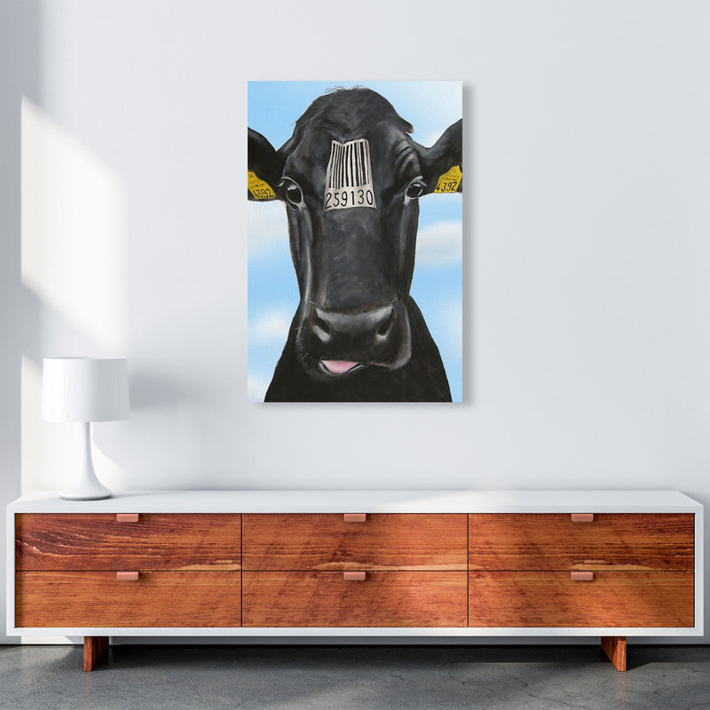 Cow Barcode 01 Art Print by Coco Deparis A1 Canvas