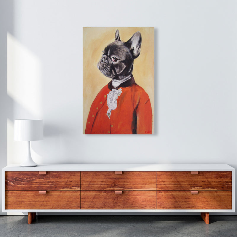 Bulldog 02 Art Print by Coco Deparis A1 Canvas