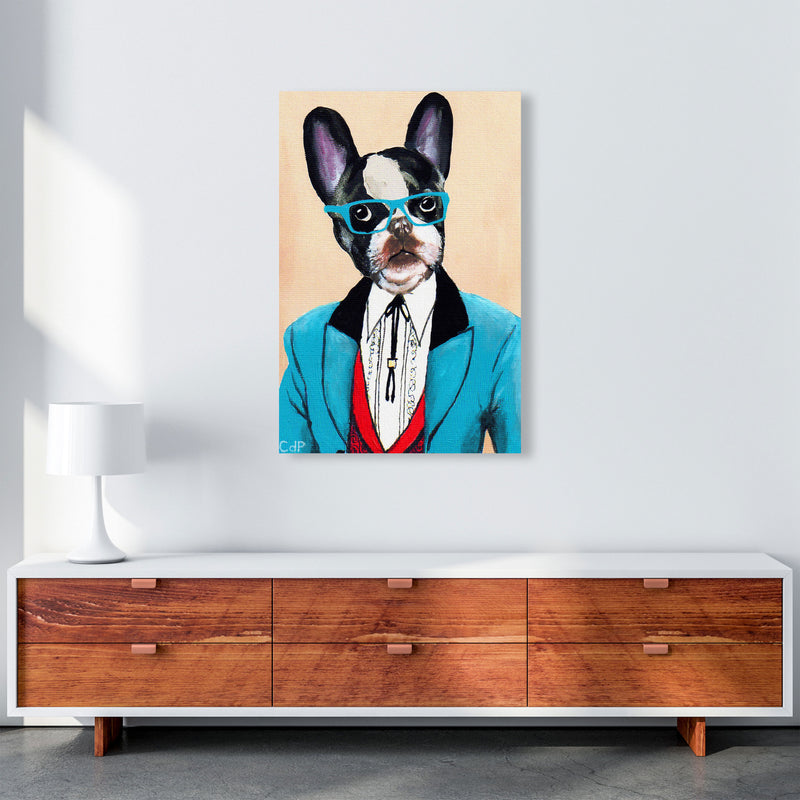 Bulldog 03 Art Print by Coco Deparis A1 Canvas