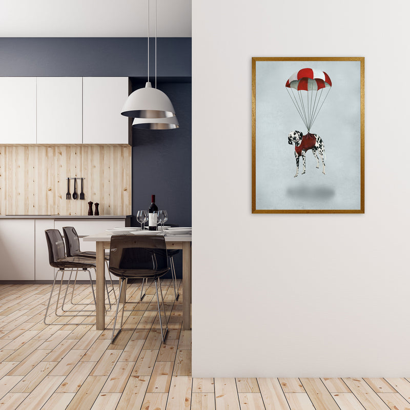 Dalmatian Parachute Art Print by Coco Deparis A1 Print Only