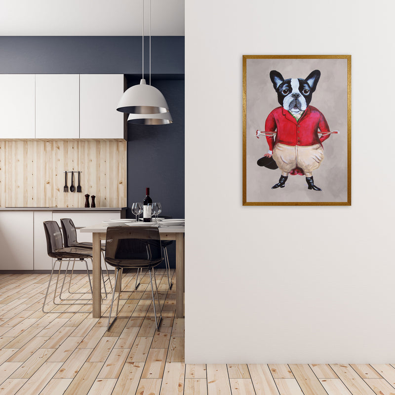 Bulldog Horse Driver Art Print by Coco Deparis A1 Print Only