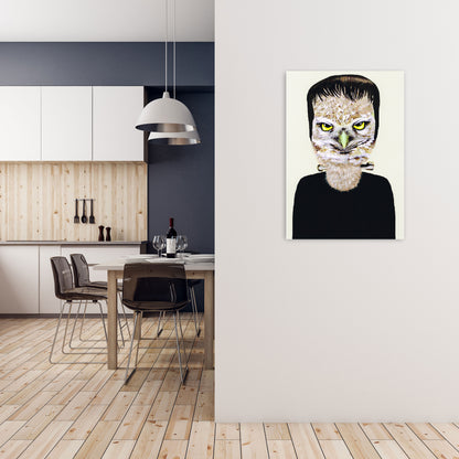 Frankenstein Art Print by Coco Deparis A1 Black Frame