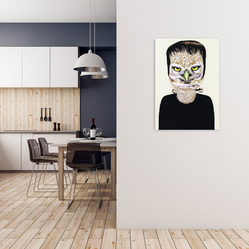Frankenstein Art Print by Coco Deparis A1 Black Frame
