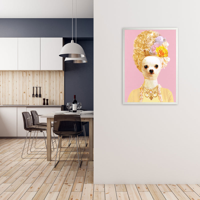 Marie-Antoinette Art Print by Coco Deparis A1 Oak Frame