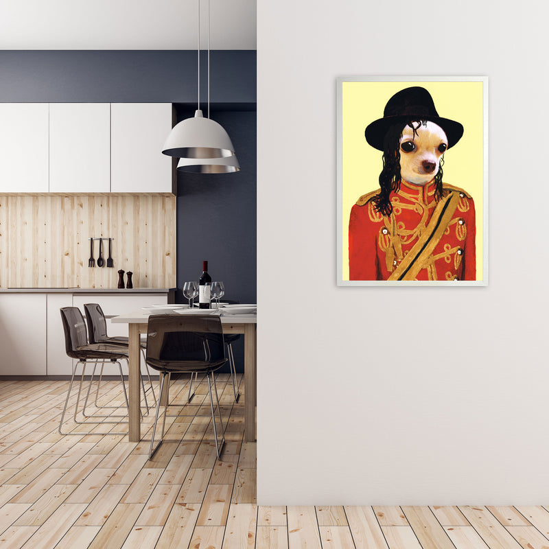 Michael Jackson Art Print by Coco Deparis A1 Oak Frame
