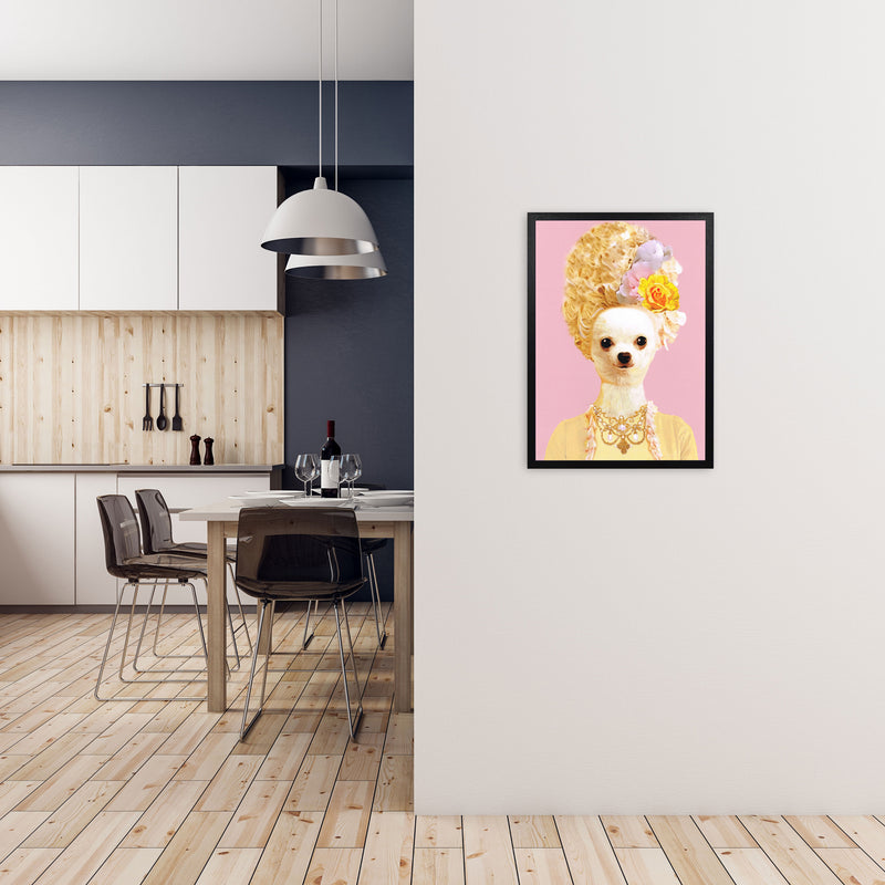 Marie-Antoinette Art Print by Coco Deparis A2 White Frame
