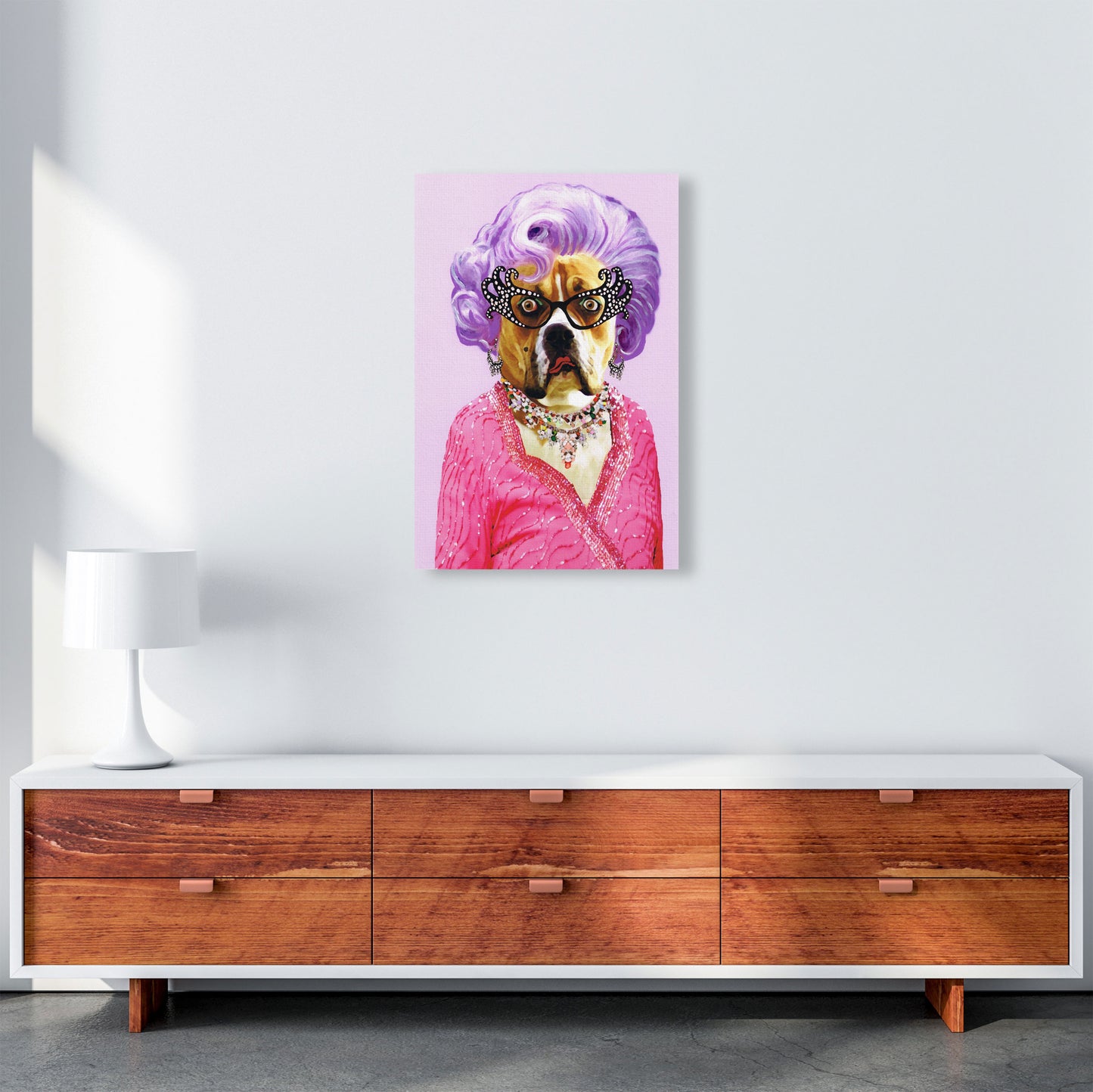 Dame Edna Art Print by Coco Deparis A2 Canvas