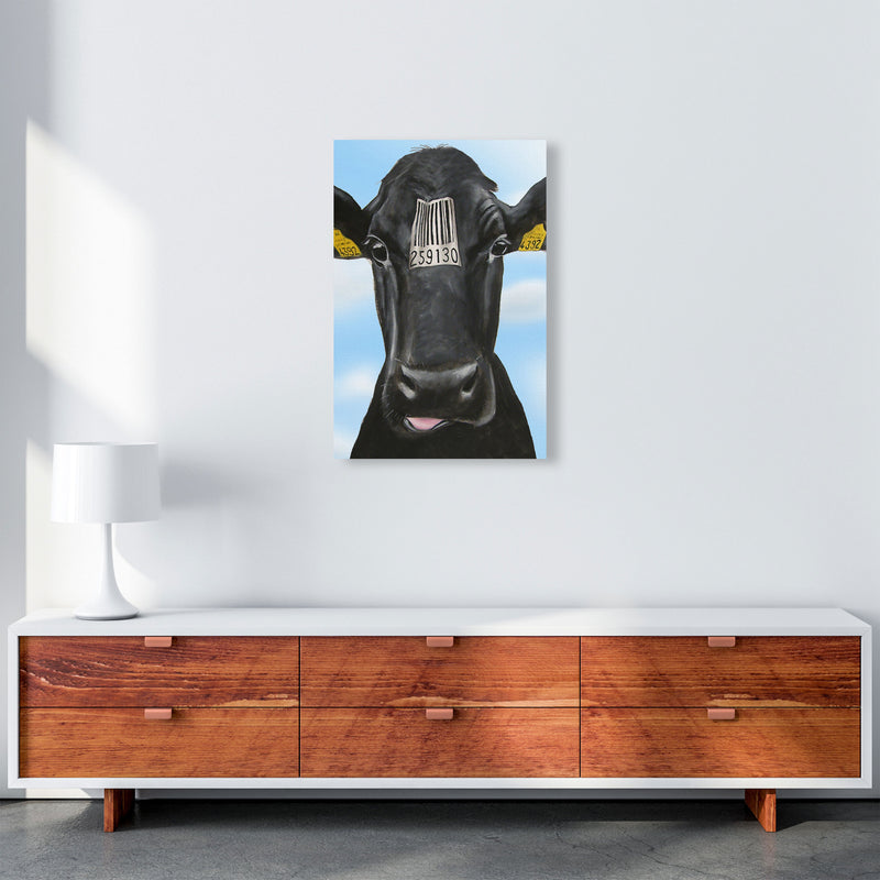 Cow Barcode 01 Art Print by Coco Deparis A2 Canvas