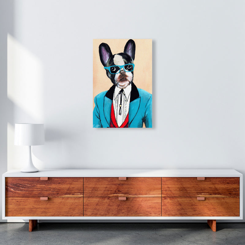 Bulldog 03 Art Print by Coco Deparis A2 Canvas